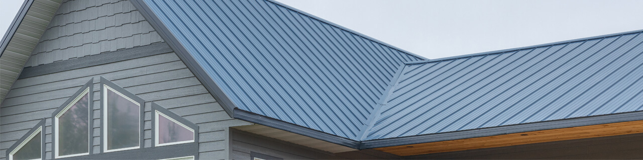 Residential Steel Roofing Scene